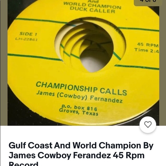 James Feranandez world champions duck caller - Picture 4 of 4